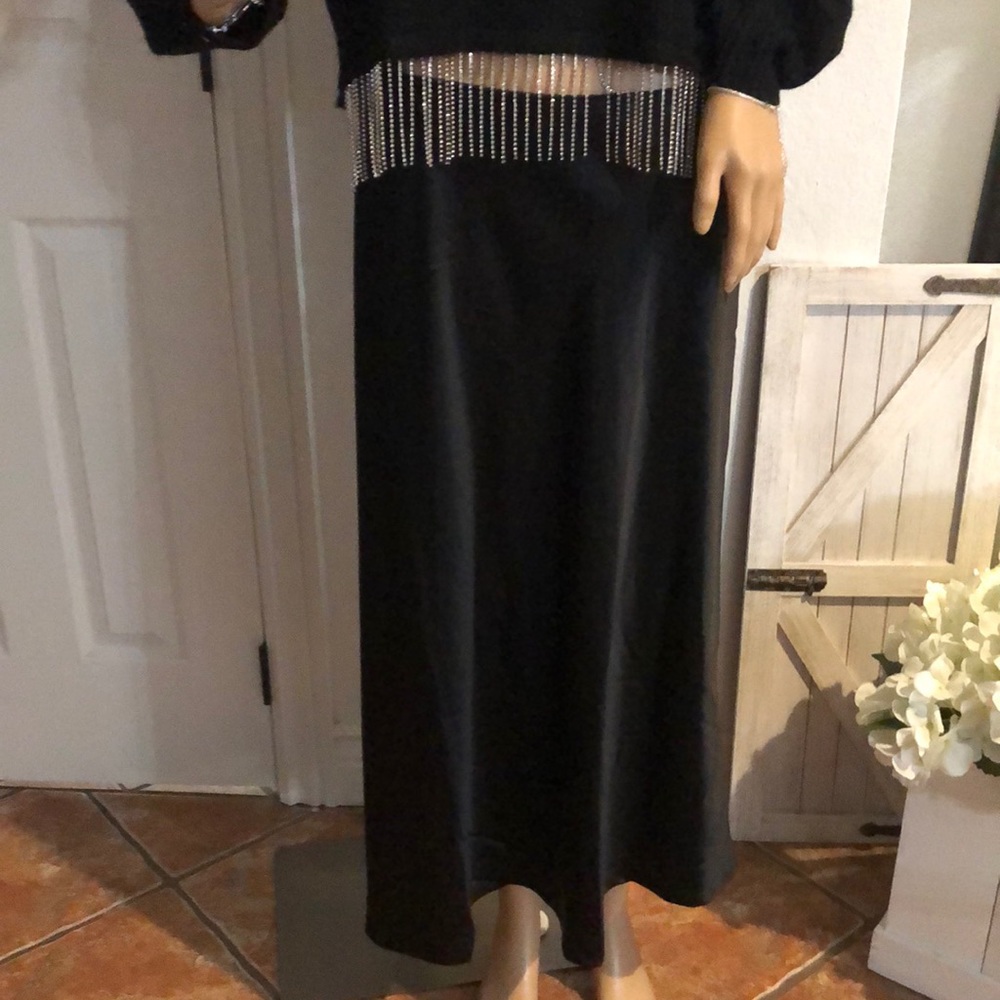 Satén skirt